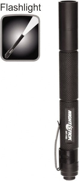Bayco - LED Bulb, Industrial/Tactical Flashlight - Black Aluminum Body, AAA Batteries - Exact Tooling