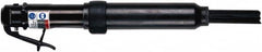 Chicago Pneumatic - 4,300 BPM, 15/16" Bore Diam, Pneumatic Inline Needle Scaler - 7" Needle Length, 1" Stroke Length, 2.38 CFM, 90 psi, 1/4 NPT Inlet - Exact Tooling