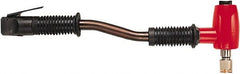 Chicago Pneumatic - 2,800 BPM, 1.06" Bore Diam, Pneumatic Inline Needle Scaler - 7" Needle Length, 4 CFM, 90 psi, 1/4 NPT Inlet - Exact Tooling
