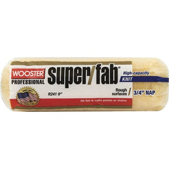 Wooster Brush - 3/4" Nap, 9" Wide Paint Roller - Rough Texture, Synthetic Knit - Exact Tooling