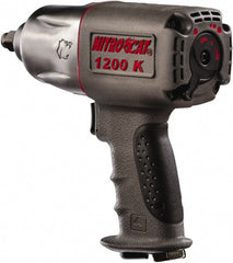 AIRCAT - 1/2" Drive, 8,000 RPM, 900 Ft/Lb Torque Impact Wrench - Pistol Grip Handle, 950 IPM, 8 CFM, 90 psi, 1/4" NPT Inlet - Exact Tooling