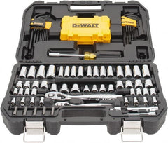 DeWALT - 108 Piece 1/4 & 3/8" Drive Mechanic's Tool Set - Comes in Blow Molded Case - Exact Tooling