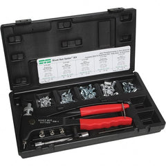 Marson - Riveter Kits Type: Manual Rivet Nut Tool Kit Minimum Size (Inch): #8 - Exact Tooling