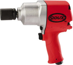 Sioux Tools - 3/4" Drive, 6,700 RPM, 1,050 Ft/Lb Torque Impact Wrench - Pistol Grip Handle, 1,050 IPM, 5.6 CFM, 90 psi, 3/8" NPT Inlet - Exact Tooling