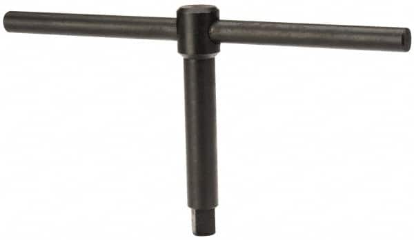 Gibraltar - 10" Chuck Diam Compatibility, Lathe Chuck Key - Compatible with 4-Jaw Chucks, Self Ejecting, 4.53" Body Length, 0.472" Actual Key Square Size - Exact Tooling