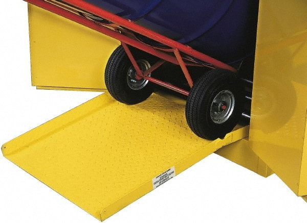 Justrite - Ramps for Spill Containment Height (Inch): 5 Height (Decimal Inch): 5.0000 - Exact Tooling