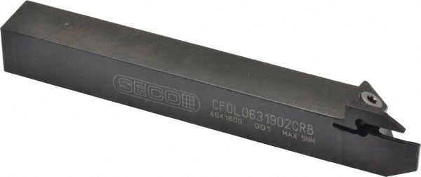 Seco - CFOL, Left Hand Cut, 5/8" Shank Height x 5/8" Shank Width, Indexable Turning Toolholder - 5" OAL, LC.. 1902.. Insert Compatibility, Series Multi-Directional Turning (MDT) - Exact Tooling