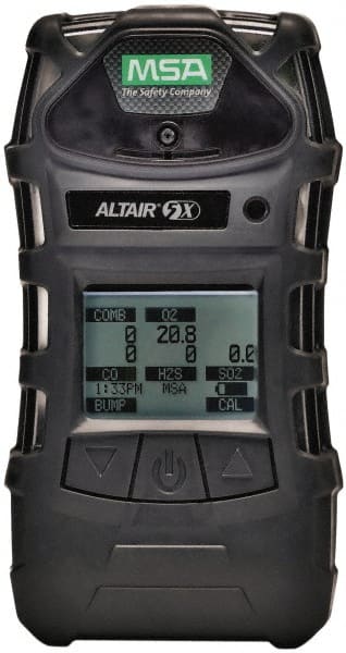 MSA - LCD Display, Multi-Gas Detector - Monitors Carbon Monoxide, Combustible, Hydrogen Sulfide & Oxygen, -40 to 50°C Working Temp - Exact Tooling