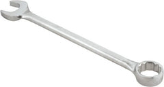 Proto - 70mm 12 Point Offset Combination Wrench - 15° Offset Angle, 29-3/4" OAL, Steel, Satin Finish - Exact Tooling