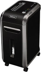 FELLOWES - 5/32 x 1-1/2" Strip, Manual 18 Sheet Cross Cut Paper Shredder - 17.7" Long x 11-7/16" Wide x 25" High, Level 4 Security, 9 Gal Wastebasket - Exact Tooling