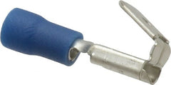 Thomas & Betts - 16 to 14 AWG, Vinyl, Fully Insulated, Piggyback Wire Disconnect - 1/4 Inch Wide Tab, Blue, RoHS Compliant, UL 94 V-0 - Exact Tooling