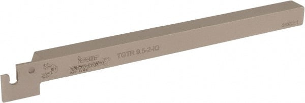 Iscar - External Thread, 0.551" Max Depth of Cut, 1.8mm Min Groove Width, 150mm OAL, Right Hand Indexable Grooving Cutoff Toolholder - 3/8" Shank Height x 3/8" Shank Width, TAG 2 Insert Style, TGT Toolholder Style, Series Tang-Grip - Exact Tooling