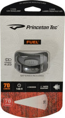 Princeton Tec - LED Bulb, 70 Lumens, Hands-free Flashlight - Black Plastic Body, 3 AAA Batteries Not Included - Exact Tooling