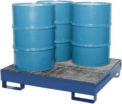 Enpac - Spill Pallets, Platforms, Sumps & Basins Type: Spill Deck or Pallet Number of Drums: 4 - Exact Tooling