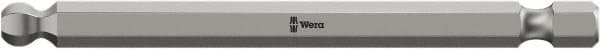 Wera - 3mm Hex Bit - 1/4" Hex Drive, 3-1/2" OAL - Exact Tooling