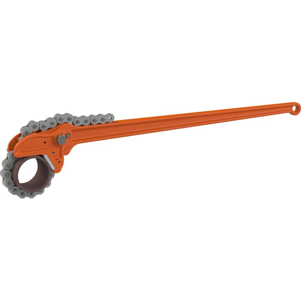 Petol - Chain & Strap Wrenches; Type: Chain Tong ; Maximum Pipe Capacity (Inch): 6 ; Chain/Strap Length: 26 (Inch); Handle Length: 30 (Inch) - Exact Tooling