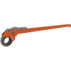 Petol - Chain & Strap Wrenches; Type: Chain Tong ; Maximum Pipe Capacity (Inch): 6 ; Chain/Strap Length: 26 (Inch); Handle Length: 30 (Inch) - Exact Tooling
