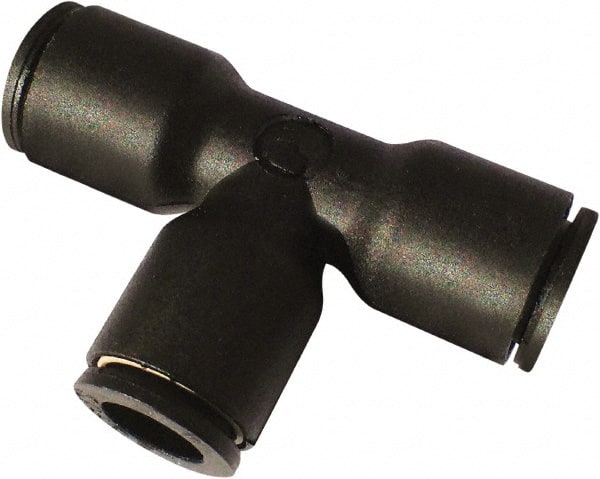 Legris - 5/32 x 1/4" Outside Diam, Nylon Push-to-Connect Tube Union Tee - 290 Max psi - Exact Tooling
