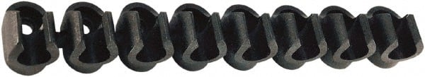 Legris - 3/16 to 1/4 Hose OD, Clip Strip - Black, 8 Slots, 3-5/16" OAL, For Use With Tubes - Exact Tooling