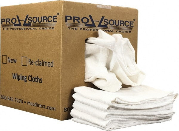 PRO-SOURCE - 25 Inch Long x 16 Inch Wide Virgin Cotton Surgical Towels - White, Huck Toweling, Lint Free, 5 Lbs. at 4 to 6 per Pound, Box - Exact Tooling