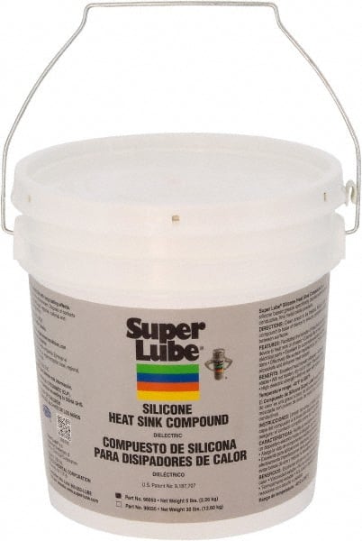 Synco Chemical - 5 Lb Pail Silicone Heat-Transfer Grease - White, High Dielectric Strength, 500°F Max Temp, - Exact Tooling