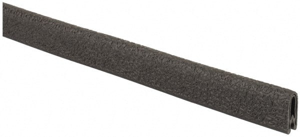 TRIM-LOK - 1/8 Inch Thick x 0.3 Wide x 100 Ft. Long, EPDM Rubber Edge Trim - Leather Texture - Exact Tooling