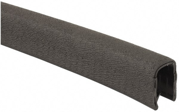 TRIM-LOK - 1/2 Inch Thick x 0.67 Wide x 100 Ft. Long, EPDM Rubber Jumbo Edge Trim - Pebble Texture - Exact Tooling