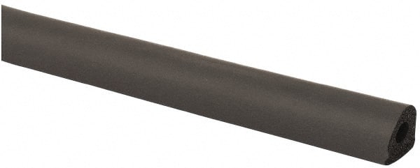 TRIM-LOK - 1/2 Inch Thick x 1/2 Wide x 500 Ft. Long, EPDM Rubber D Section Seal with Acrylic - Exact Tooling
