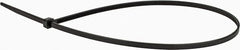 Value Collection - 14.6" Long Black Nylon Standard Cable Tie - 40 Lb Tensile Strength, 106mm Max Bundle Diam - Exact Tooling