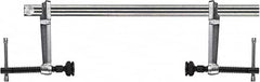 Bessey - 118" Capacity, 5-1/2" Throat Depth Steel (Profiled Rail) Bar Clamp - 2,000 Lb Clamping Pressure, 130" OAL - Exact Tooling