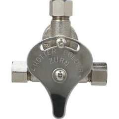 Zurn - Water Mixing Valves & Units; Pipe Size: 3/8" (Inch); Material: Metal; Cast Brass ; End Connections: Compression - Exact Tooling