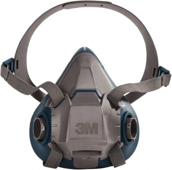 3M - Series 6500, Size S Half Mask Respirator - 4-Point Suspension, Bayonet Connection - Exact Tooling