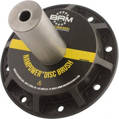 Brush Research Mfg. - 31/32" Arbor Hole to 0.968" Shank Diam Standard Collet - For 4, 5 & 6" NamPower Disc Brushes, Attached Spindle, Flow Through Spindle - Exact Tooling