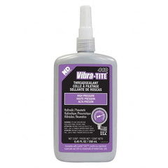 Vibra-Tite - 250 mL Bottle, Purple, Pneumatic - Hydraulic Thread Sealant - Exact Tooling