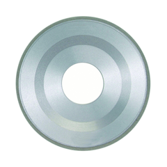 4 x 1/2 x 1-1/4" - 1/8" Abrasive Depth - 180 Grit - Type 12V9 Diamond Dish Wheel - Exact Tooling