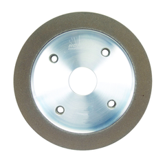 6 x 3/4 x 1-1/4" - 1/16" Abrasive Depth - 150 Grit - Type 6A2C Diamond Plain Cup Wheel - Exact Tooling