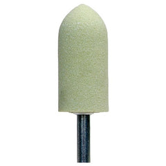 7/8″ × 2″ 1/4″ Spindle Quantum Mounted Point A11 80 Grit Ceramic Alumina - Exact Tooling
