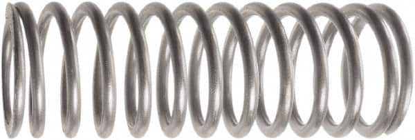 Associated Spring Raymond - 30mm OD, 5mm Wire, 125mm Free Length, Compression Spring - 186.1 Lb Spring Rating, 1569.06 N Max Work Load, Music Wire - Exact Tooling