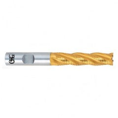 5/8" Dia. - 4-5/8" OAL - TiN HSS - CO-30° Helix - Square End SE EM - 4 FL - Exact Tooling