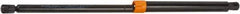 Associated Spring Raymond - 0.236" Rod Diam, 0.591" Tube Diam, 20 Lb Capacity, Gas Spring - Extension, 10" Extended Length, 3" Stroke Length, Composite Ball Socket, Nitride Coated Piston - Exact Tooling