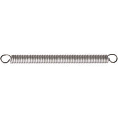 Associated Spring Raymond - 14mm OD, 136.61 N Max Load, 52.7mm Max Ext Len, Stainless Steel Extension Spring - Exact Tooling