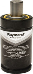 Associated Spring Raymond - M8 Int Rod, G1/8 Fill Port, M8 Mt Hole, 60mm Rod Diam, 95.2mm Diam, 50mm Max Stroke, Black Nitrogen Gas Spring Cylinder - 108mm Body Length, 158mm OAL, 15,060 Lb Full Stroke Spring Force, 360 psi Initial Charge - Exact Tooling