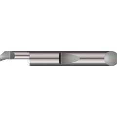 Micro 100 - Boring Bars; Minimum Bore Diameter (Decimal Inch): 0.0700 ; Maximum Bore Depth (Decimal Inch): 0.4000 ; Material: Solid Carbide ; Boring Bar Type: Boring ; Shank Diameter (Decimal Inch): 0.1875 ; Shank Diameter (Inch): 3/16 - Exact Tooling