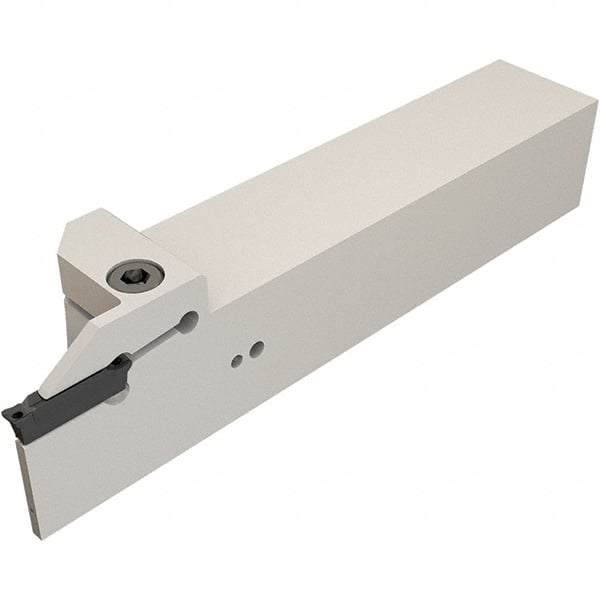 Iscar - External Thread, 0.78" Max Depth of Cut, 3mm Min Groove Width, 6" OAL, Right Hand Indexable Grooving Cutoff Toolholder - 1" Shank Height x 1" Shank Width, C#-ASH../DG../HSK A63WH-ASH.. Insert Style, DGT Toolholder Style, Series Do-Grip - Exact Tooling