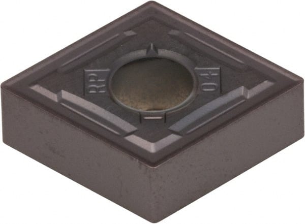Kennametal - CNMG544 RP Grade KCU25 Carbide Turning Insert - AlTiN Finish, 80° Diamond, 5/8" Inscr Circle, 1/4" Thick, 1/16" Corner Radius - Exact Tooling