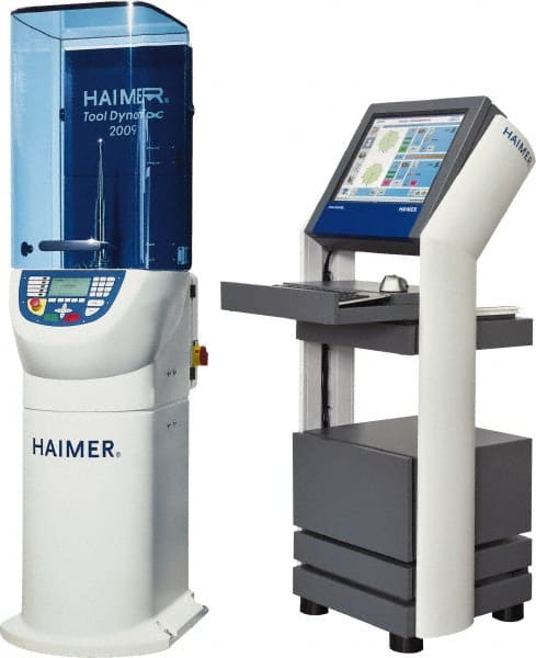HAIMER - 43" Long x 32" Wide x 32" High, 32" Diam Capacity, 120V Power Source, Balancing Machine - 30" Height Measuring Capacity, HSK, SK, BT, CAT, BBT, Capto, KM - Exact Tooling