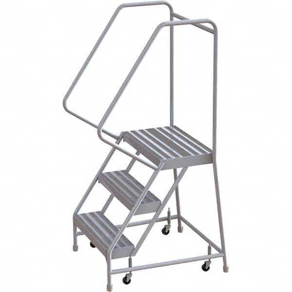 TRI-ARC - Rolling & Wall Mounted Ladders & Platforms Type: Rolling Warehouse Ladder Style: Rolling Safety Ladder - Exact Tooling