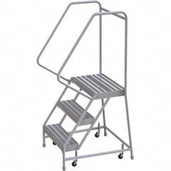 TRI-ARC - Rolling & Wall Mounted Ladders & Platforms Type: Rolling Warehouse Ladder Style: Rolling Safety Ladder - Exact Tooling