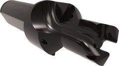 Allied Machine and Engineering - 15 to 16mm Diam, Straight Shank, 19.05mm Body Shank Diam, Combo Chamfer and Countersink Drill - TCMT 110204 Insert, 95.65mm OAL - Exact Tooling