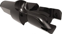 Allied Machine and Engineering - 17 to 18mm Diam, Straight Shank, 19.05mm Body Shank Diam, Combo Chamfer and Countersink Drill - TCMT 110204 Insert, 102mm OAL - Exact Tooling